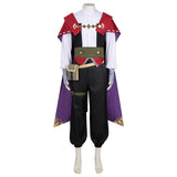 Roco Kingdom Enzo Red Outfit Male Cosplay Costume Halloween Carnival Party Suit