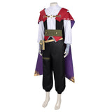 Roco Kingdom Enzo Red Outfit Male Cosplay Costume Halloween Carnival Party Suit