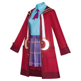 Roco Kingdom Freya Red Outfit Female Cosplay Costume Halloween Carnival Party Suit 