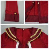 Roco Kingdom Freya Red Outfit Female Cosplay Costume Halloween Carnival Party Suit 