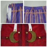 Roco Kingdom Freya Red Outfit Female Cosplay Costume Halloween Carnival Party Suit 
