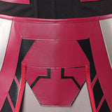 Rook Kast Red Outfit Female Cosplay Costume Halloween Carnival Party Suit 