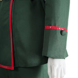 Saga of Tanya the Evil Tanya Von Degurechaff Green Outfit Cosplay Costume Halloween Carnival Party Suit