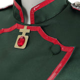 Saga of Tanya the Evil Tanya Von Degurechaff Green Outfit Cosplay Costume Halloween Carnival Party Suit