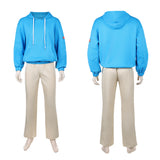 Sakamoto Days Shin Asakura Blue Outfit Cosplay Costume Halloween Carnival Party Suit