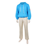 Sakamoto Days Shin Asakura Blue Outfit Cosplay Costume Halloween Carnival Party Suit