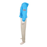 Sakamoto Days Shin Asakura Blue Outfit Cosplay Costume Halloween Carnival Party Suit