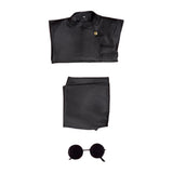 Satoru Gojo Cosplay Black Costume For Halloween Carnival Party Suit   