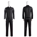 Satoru Gojo Cosplay Black Costume For Halloween Carnival Party Suit   