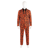  Saturday Night Live David S. Pumpkins Cosplay Costume Halloween Carnival Party Suit  