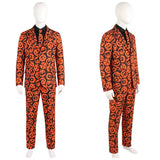  Saturday Night Live David S. Pumpkins Cosplay Costume Halloween Carnival Party Suit  