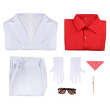 Scarface  Al Pacino Cosplay Costume Outfit Halloween Carnival Suit