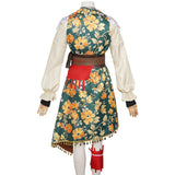 Sea of Remnants R.S Women Green Printed Pirate Costume Cosplay Costume Halloween Carnival Party Suit