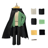 Season 4 Natsuki Subaru Green Outfit Cosplay Costume Halloween Carnival Party Suit
