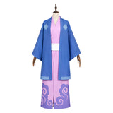 Seshirusu Purple Kimono Cosplay Costume Halloween Carnival Party Suit
