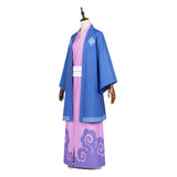 Seshirusu Purple Kimono Cosplay Costume Halloween Carnival Party Suit