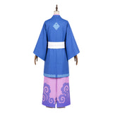 Seshirusu Purple Kimono Cosplay Costume Halloween Carnival Party Suit
