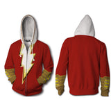 Shazam Cosplay Costume For Adult Man Female Halloween Carnival Suit