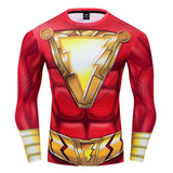 Shazam Cosplay Costume For Adult Man Female Halloween Carnival Suit