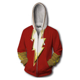 Shazam Cosplay Costume For Adult Man Female Halloween Carnival Suit