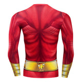 Shazam Cosplay Costume For Adult Man Female Halloween Carnival Suit