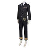 Shunkashuutou Daikousha: Haru no Mai Kangetsu Tōchō Black Outfit Cosplay Costume Halloween Carnival Party Suit