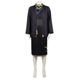 Shunkashuutou Daikousha: Haru no Mai Rosei Kantsubaki Black Outfit Cosplay Costume Halloween Carnival Party Suit