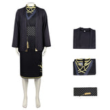 Shunkashuutou Daikousha: Haru no Mai Rosei Kantsubaki Black Outfit Cosplay Costume Halloween Carnival Party Suit