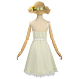 Shunkashuutou Daikousha: Haru no Mai Ruri Hazakura White Dress Cosplay Costume Halloween Carnival Party Suit
