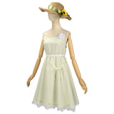 Shunkashuutou Daikousha: Haru no Mai Ruri Hazakura White Dress Cosplay Costume Halloween Carnival Party Suit