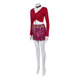 Silent Hill Mary Cosplay Red Suit Set For Women Halloween Carnival Party Suit