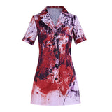 Silent Hill Nurse Red Cosplay Costume Halloween Carnival Party Suit