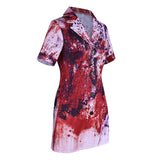 Silent Hill Nurse Red Cosplay Costume Halloween Carnival Party Suit   