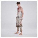Silent Hill Pyramid Head White Outfit Cosplay Costume Halloween Carnival Party Suit