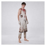 Silent Hill Pyramid Head White Outfit Cosplay Costume Halloween Carnival Party Suit
