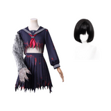 Silent Hill Shimizu Hinako Dark Blue Cosplay Costume For Adult Female Halloween Carnival Party Suit