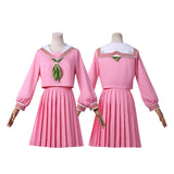 Silent Hill Shimizu Hinako Pink Cosplay Dress Halloween Carnival Party Suit