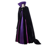 Sleeping Beauty Maleficent Purple Witch Costume Cosplay Costume Halloween Carnival Party Suit