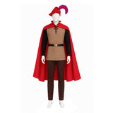 Sleeping Beauty Prince Phillip Brown Outfit Cosplay Costume Halloween Carnival Party Suit