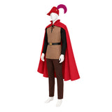 Sleeping Beauty Prince Phillip Brown Outfit Cosplay Costume Halloween Carnival Party Suit