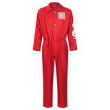 Slipknot Joey Jordison Red Jumpsuit Cosplay Costume Halloween Carnival Party Suit