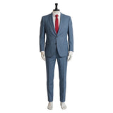 Smoking Behind the Supermarket with You Sasaki Blue Suit Cosplay Costume Halloween Carnival Party Suit