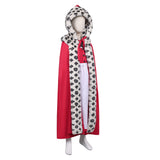 Snow Queen Gerda Red Cosplay Costume For Kids Halloween Carnival Party Suit