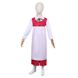 Snow Queen Gerda Red Cosplay Costume For Kids Halloween Carnival Party Suit