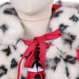 Snow Queen Gerda Red Cosplay Costume For Kids Halloween Carnival Party Suit