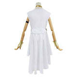 Sousou no Frieren Flamme White Cosplay Costume For Adult Female Halloween Carnival Party Suit