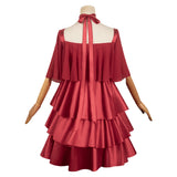 Sousou No Frieren Frieren Red Gown Dress Cosplay Costume Outfits Halloween Carnival Suit