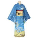Sparks of Tomorrow Inako Momokawa Blue Dress Cosplay Costume Halloween Carnival Party Suit