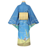 Sparks of Tomorrow Inako Momokawa Blue Dress Cosplay Costume Halloween Carnival Party Suit