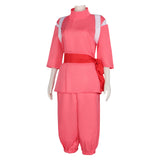 Spirited Away Chihiro Ogino Anime Character Cosplay Costume Outfits Halloween Carnival Suit